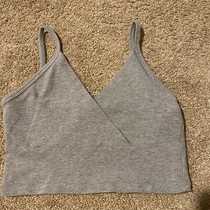 Brandy Melville grey Amara tank